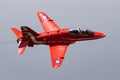 Royal Air Force aerobatic team Red Arrows with BAe Hawk T1A display for RIAT Royal International Air Tattoo 2018 airshow Royalty Free Stock Photo