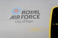 Royal Air Force Boeing Poseidon MRA.1 jet plane named City of Elgin