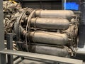 The Royal Air Force Museum London national museum diplaying Roll-Roys Pegasus plane engines