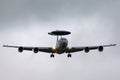 Royal Air Force RAF Boeing E-3D Sentry Airborne early warning AWACS aircraft ZH101 at Royal Air Force Station Waddington.