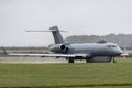 Royal Air Force RAF Raytheon Bombardier Sentinel R1 surveillance aircraft ZJ692 from No.5 Squadron based at RAF Waddington. Royalty Free Stock Photo