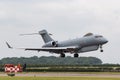 Royal Air Force RAF Raytheon Bombardier Sentinel R1 surveillance aircraft ZJ692 from No.5 Squadron based at RAF Waddington.