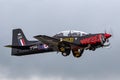 Royal Air Force RAF Short S-312 Tucano T1 ZF244 from RAF Linton-on-Ouse at the RAF Waddington Airshow.