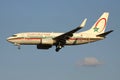 Royal Air Maroc Boeing 737-700 Royalty Free Stock Photo