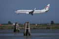 Royal Air Maroc plane landing on Venice Marco Polo Airport, VCE