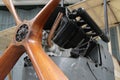 Royal Aircraft Factory R.E.8 two-seat corps reconnaissance aircraft engine view