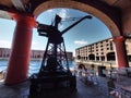 The Royal Albert Dock is a complex of dock buildings and warehouses in Liverpool, England. Royalty Free Stock Photo