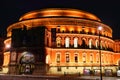 Royal Albert Hall at night Royalty Free Stock Photo