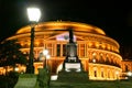 Royal Albert Hall at night Royalty Free Stock Photo