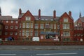 Royal Alexandra Hospital of Rhyl seen closed on Christmas Day Royalty Free Stock Photo