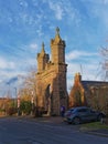 The Royal Arch or Memorial Archway at the Village of Fettercairn in Aberdeenshire,