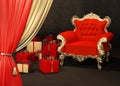 Royal armchair with gift wrapping