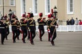 Royal Artillery Band performing at Sandhurst