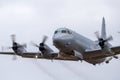 Royal Australian Air Force RAAF Lockheed AP-3C Orion Maritime Patrol and Anti Submarine Warfare Aircraft in flight with its weap