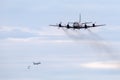 Royal Australian Air Force RAAF Lockheed AP-3C Orion Maritime Patrol and Anti Submarine Warfare Aircraft flying with other Air F