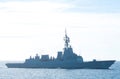 Royal Australian Navy warship at sea