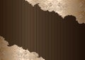 Royal background in the style of vintage, In gold, beige, chocolate, bronze, coffee shades