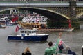 The Royal Barge heads heads off