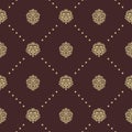 Royal baroque seamless pattern