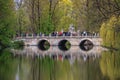 Royal Baths park in Warsaw, Poland