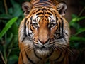 Royal bengal tiger closeup