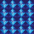 Royal blue square seamless pattern background