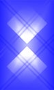 Royal blue argyle gradient abstract vector, geometric overlap composition illustration