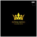 royal brand logo design vector