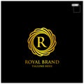 royal brand logo design vector