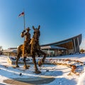 Royal Canadian Mounted Police RCMP Heritage Centre, Regina, Saskatchewan, Canada. Royalty Free Stock Photo