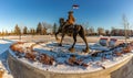 Royal Canadian Mounted Police RCMP Heritage Centre, Regina, Saskatchewan, Canada. Royalty Free Stock Photo