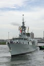 Royal Canadian Navy HMCS Ottawa (FFH 341), Halifax-class frigate. Royalty Free Stock Photo