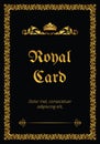 Royal card Royalty Free Stock Photo