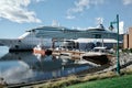 Royal Caribbean Cruise Ship Jewel of the Seas Docked in Sydney, Canada Royalty Free Stock Photo