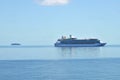 Royal Caribbean cruise ship Mariner of the Seas floating near the Bahamas Royalty Free Stock Photo