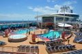 Royal Caribbean international cruise ship open deck Royalty Free Stock Photo