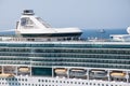 Royal Caribbean ship funnel Royalty Free Stock Photo