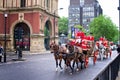 Royal carriage on the streets of London