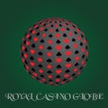 Royal casino globe grey