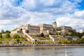 Royal castle, Danube river, Budapest, Hungary, Europe Royalty Free Stock Photo
