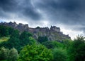 Royal Castle in Edinburgh Royalty Free Stock Photo