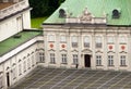 Royal Castle inner yard Royalty Free Stock Photo
