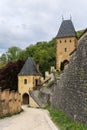 The Royal castle Karlstejn in Czech Republic Royalty Free Stock Photo