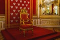 The Royal Castle, Old Town Warsaw, Poland. The Throne Room inside the Castle Royalty Free Stock Photo