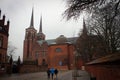 Royal Cathedral in Roskilde, Denmark Royalty Free Stock Photo