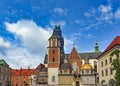 Royal Cathedral Wawel Castle in Krakow Royalty Free Stock Photo