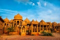 The royal cenotaphs of historic rulers, also known as Jaisalmer