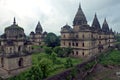 Royal cenotaphs of rulers of Orchha Royalty Free Stock Photo