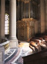 Royal Chapel organ Versailles Palace France Royalty Free Stock Photo