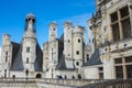 The royal Chateau de Chambord Royalty Free Stock Photo